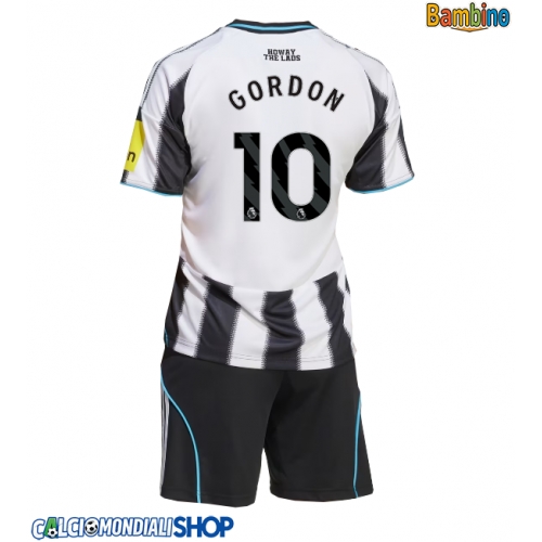 Maglie da calcio Newcastle United Anthony Gordon #10 Prima Maglia Bambino 2025-26 Manica Corta + Pantaloni corti)